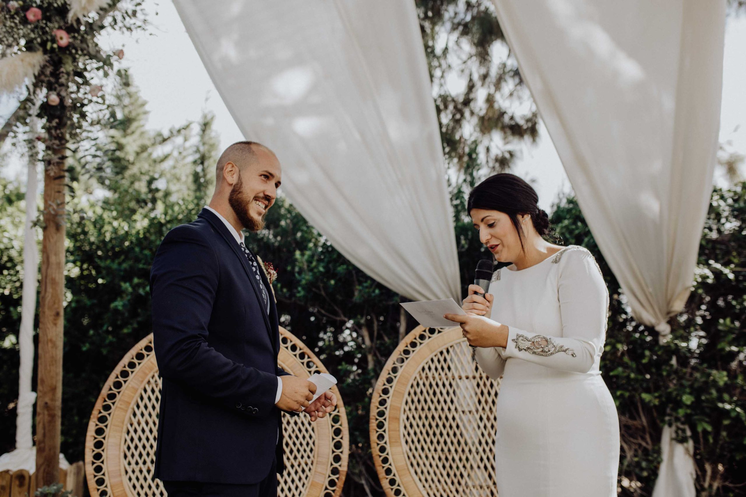 Ceremonia boda Finca Jardin en Cartagena